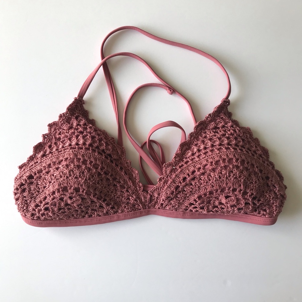 Xhilaration Crochet Bikini Top